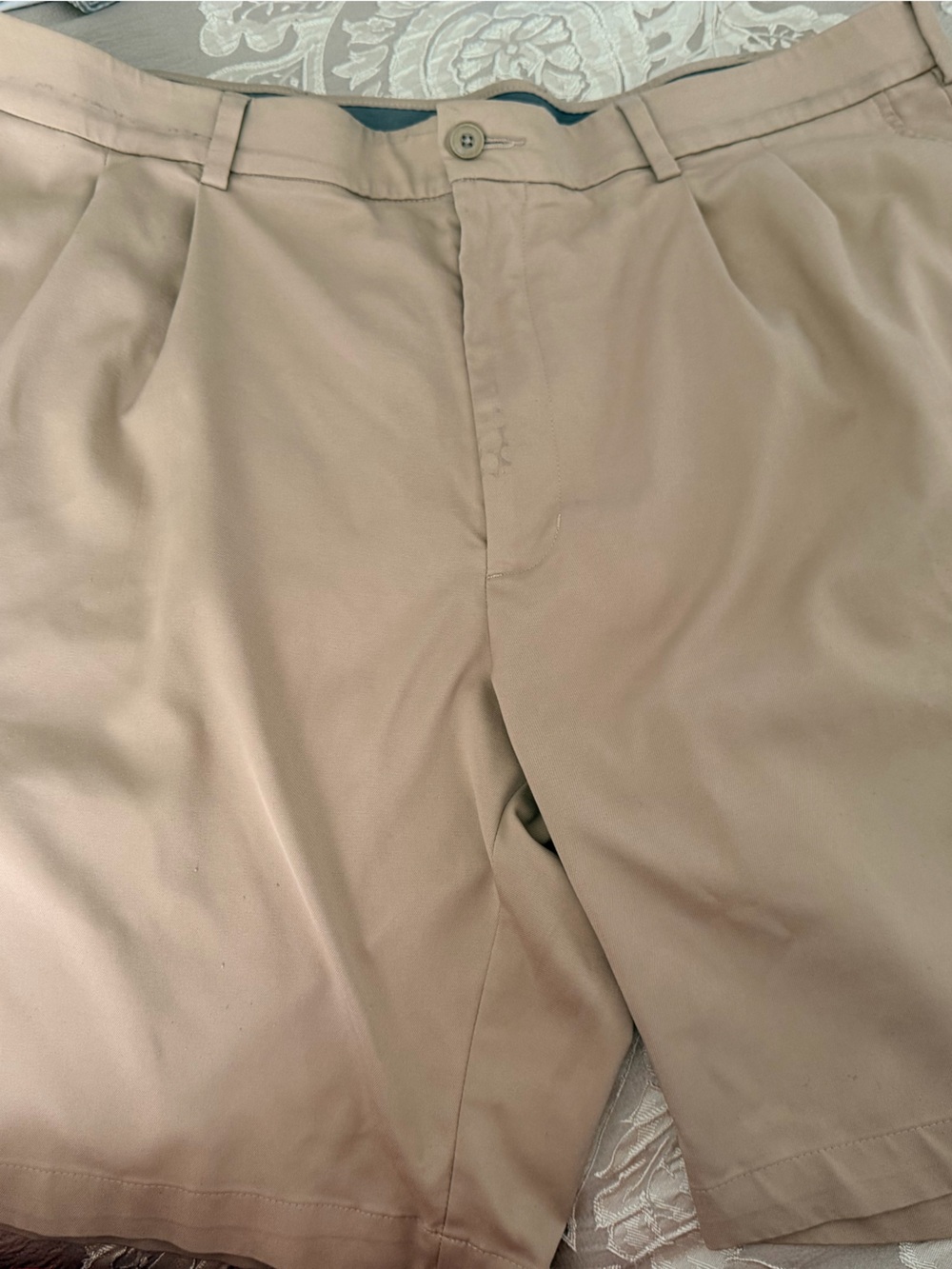 Men's Classic Khaki Dress Shorts